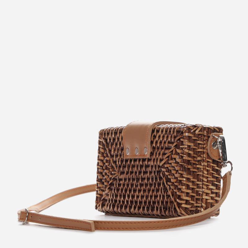 Tropiko by Kultura Ladies_ Rattan Split Sling Bag