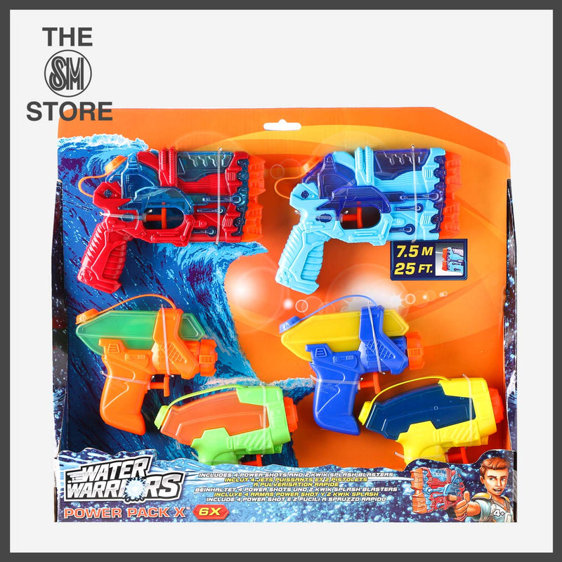 Toy Kingdom 6-Pack Water Warriors Power Pack X Water Blaster