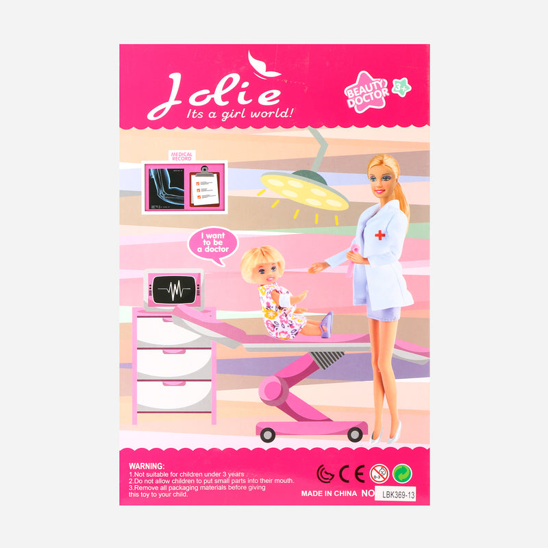 Toy Kingdom Jolie Doll Beauty Doctor Play Set