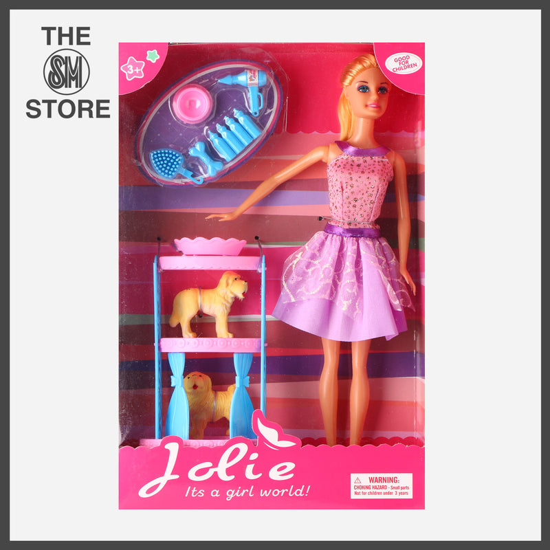 Toy Kingdom Jolie Doll Favorite Style Play Set