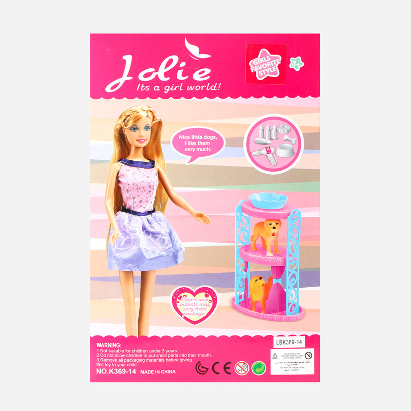 Toy Kingdom Jolie Doll Favorite Style Play Set