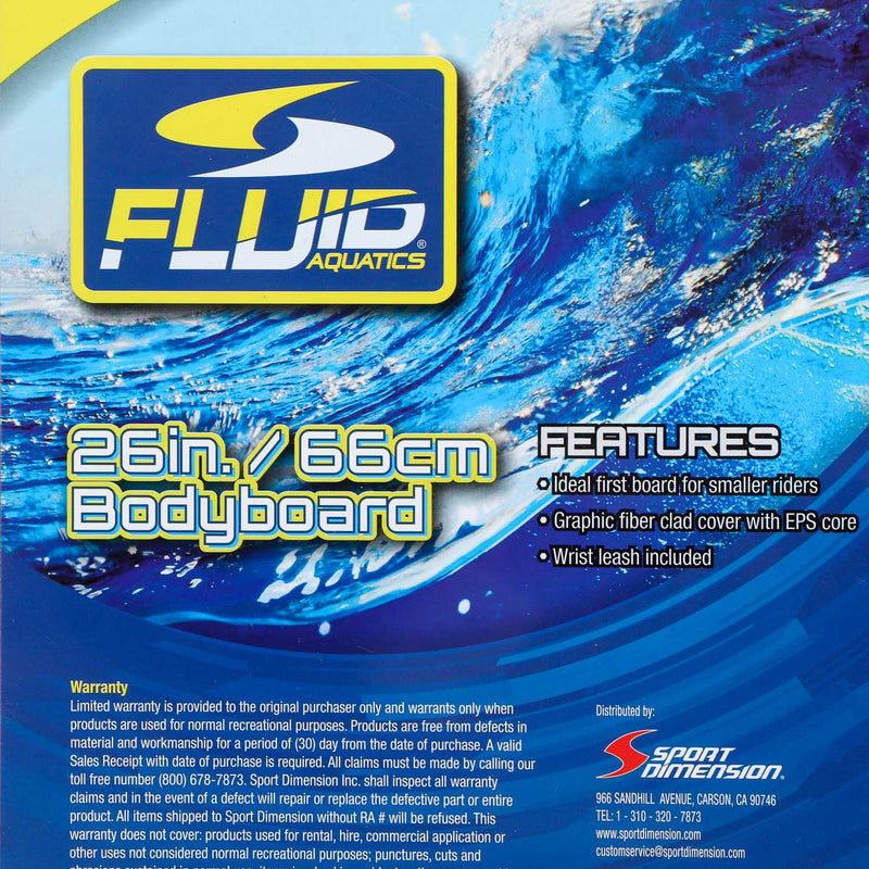 Toy Kingdom Fluid Aquatics Splash Body Board