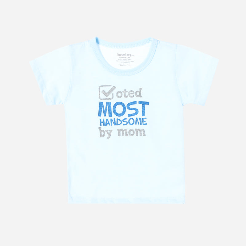 TSHIRTINBL/ASTD/3-6M/NODIM