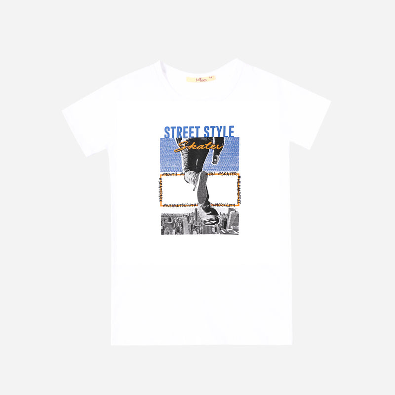 TSHIRTJUST/WHITE/14/NODIM