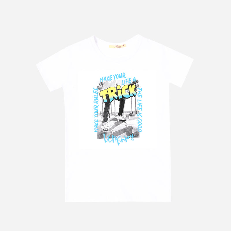 TSHIRTJUST/WHITE/14/NODIM