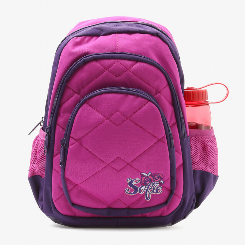 Sofie Girls 4932 SBP Backpack (Magenta and Eggplant)