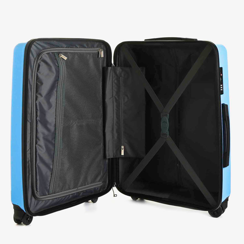 Travel Basic Vea 24-Inch Hard Case Luggage in Blue