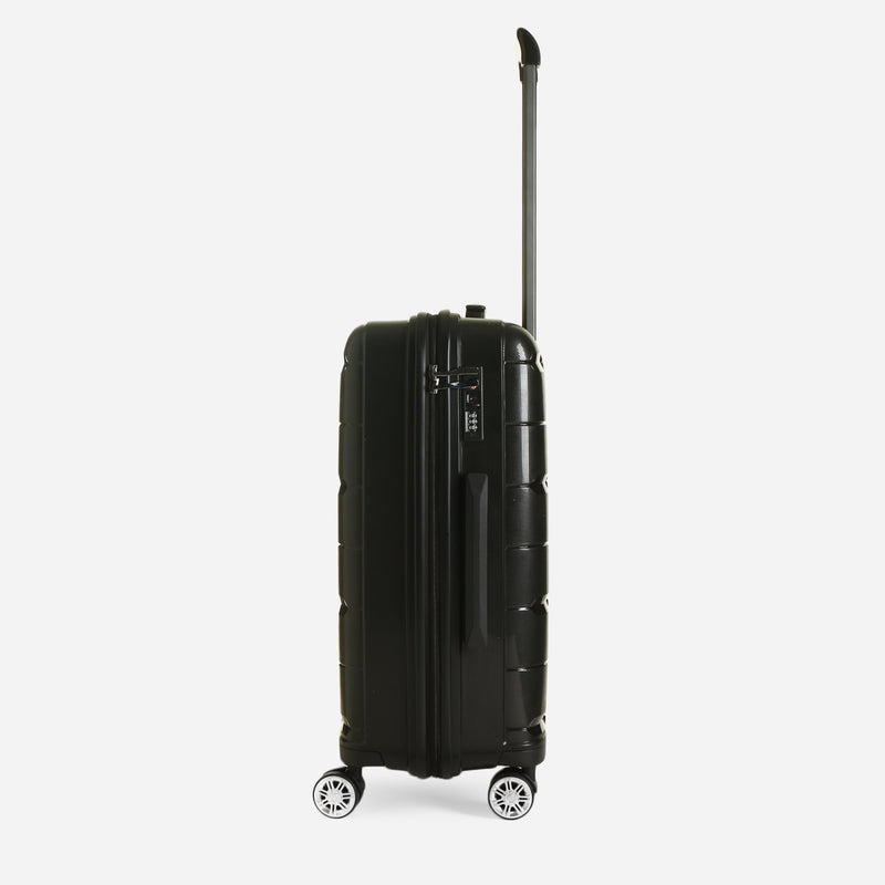 Travel Basic Cross 24-Inch Hard Case Luggage in Black