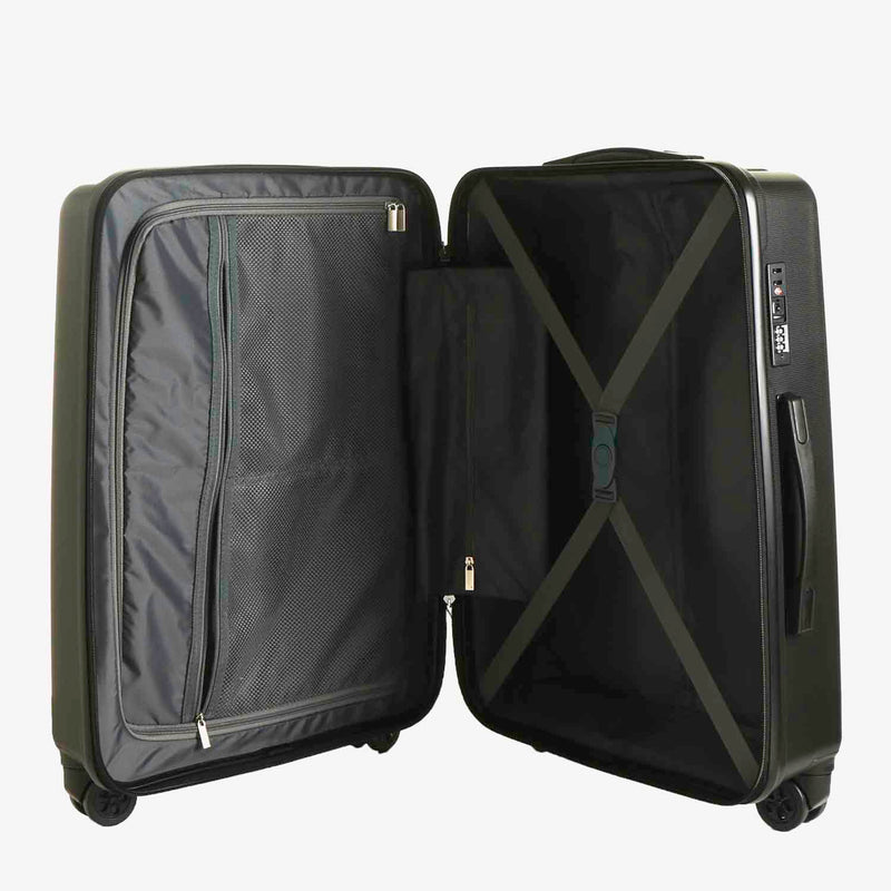 Travel Basic Vea 24-Inch Hard Case Luggage in Black