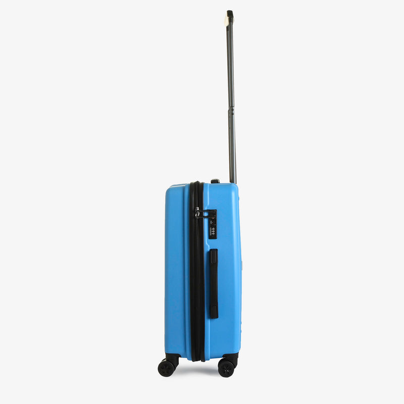 Travel Basic Vea 20-Inch Hard Case Luggage in Blue