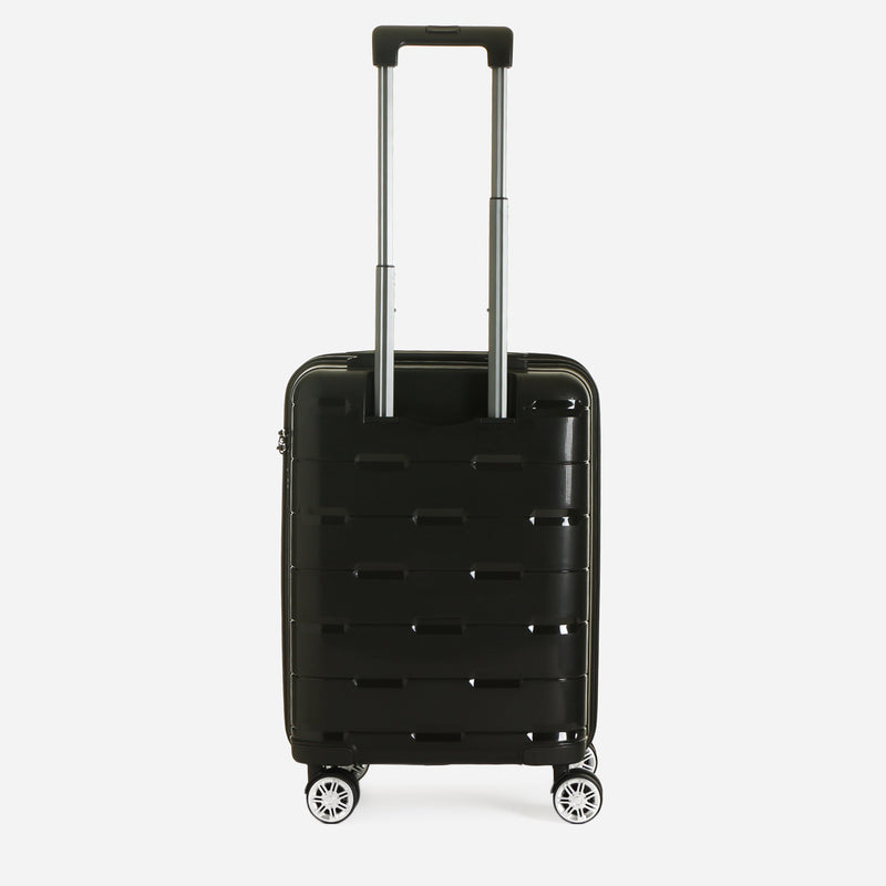 Travel Basic Cross 20-Inch Hard Case Luggage in Black