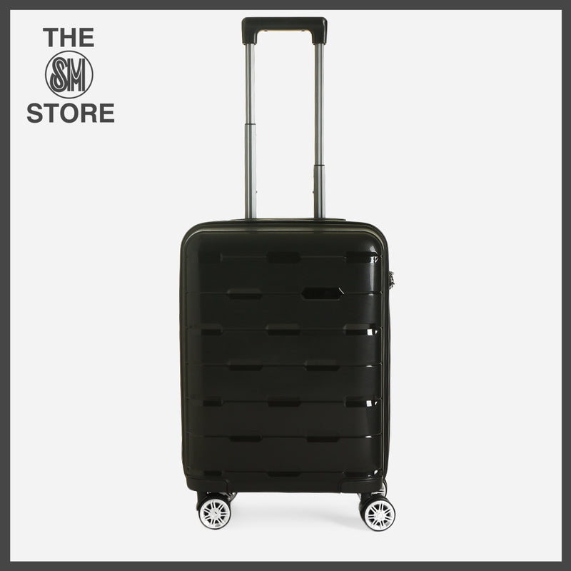 Travel Basic Cross 20-Inch Hard Case Luggage in Black