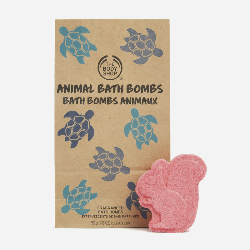 The Body Shop Strawberry Squirrel Bath Bomb 50g