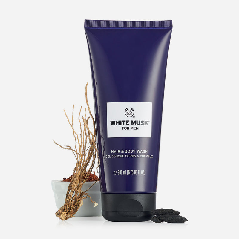 The Body Shop White Musk for Hair and Body Wash for Men 200ml