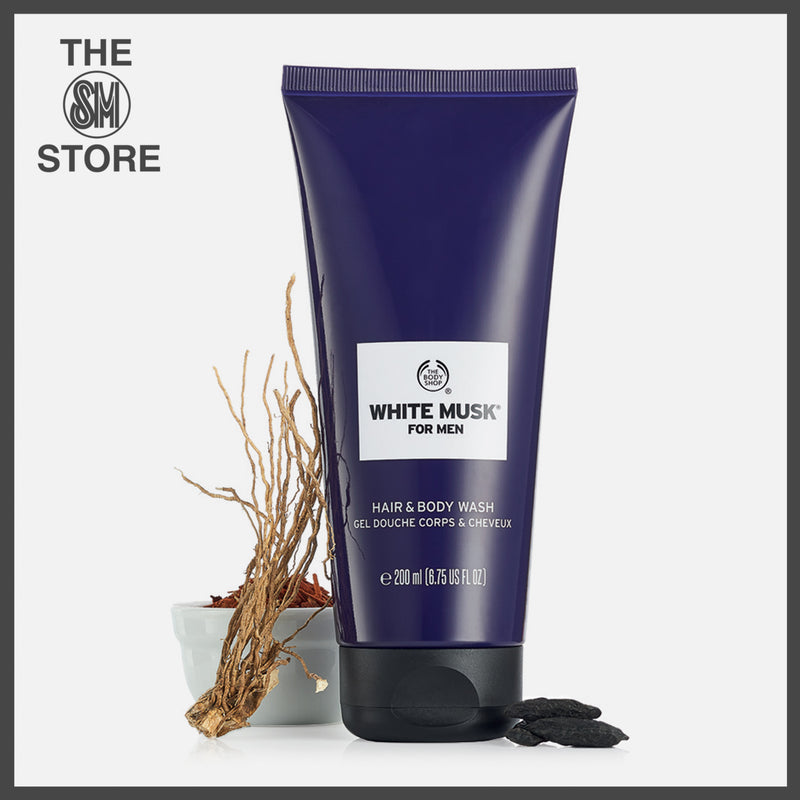 The Body Shop White Musk for Hair and Body Wash for Men 200ml