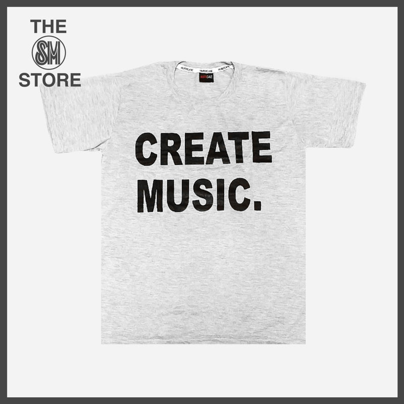 SmartBuy Men_s_ Free Size Create Music Tee in Grey