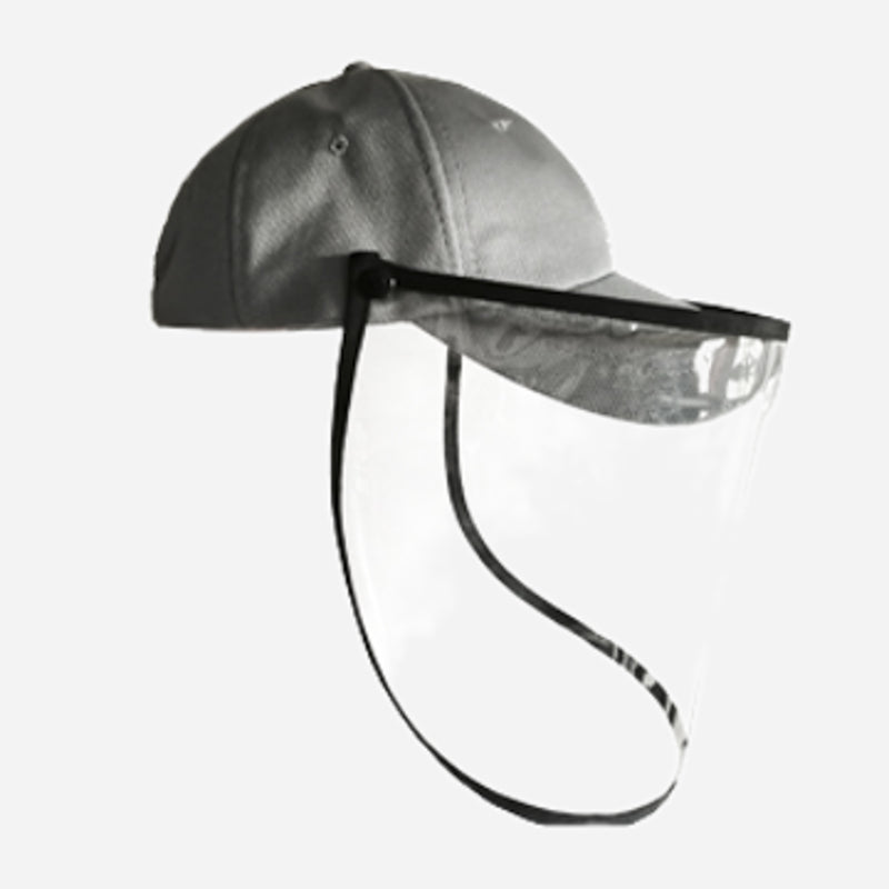 SM Accessories Adults_ Cap with Face Shield _ Gray