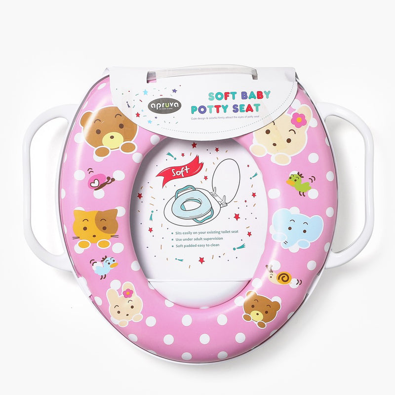 Apruva Pink Cats Soft Potty Adapter Seat