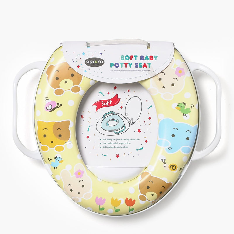 Apruva Yellow Animals Soft Potty Adapter Seat