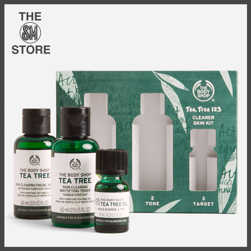 The Body Shop Tea Tree 123 Clearer Skin Kit