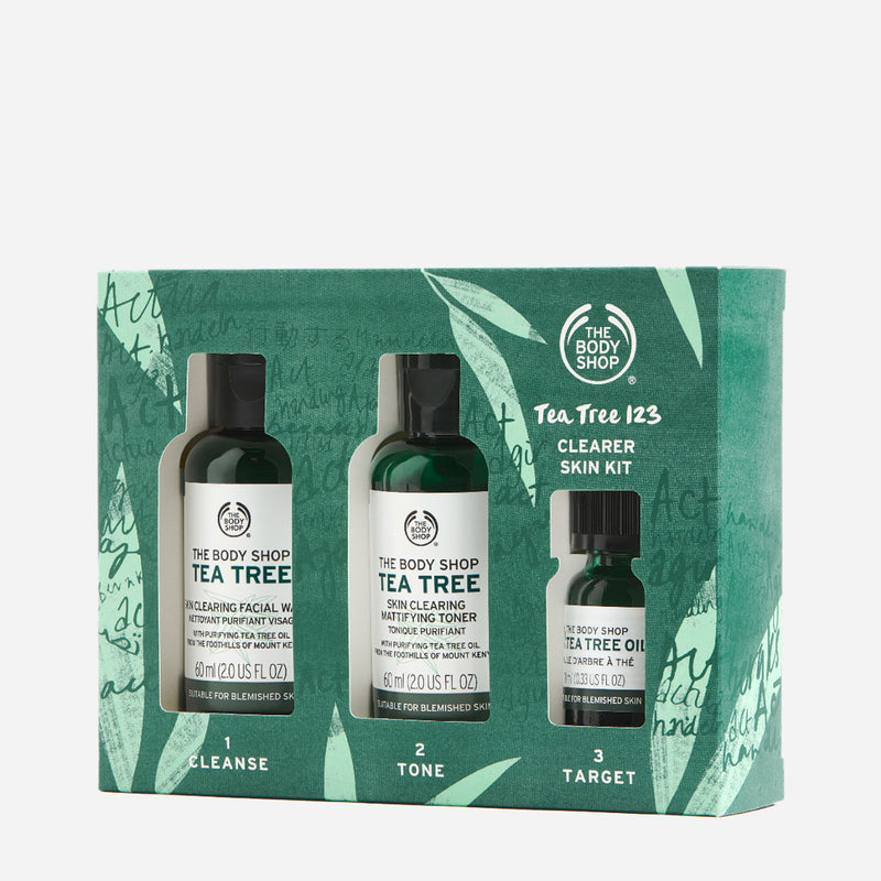 The Body Shop Tea Tree 123 Clearer Skin Kit