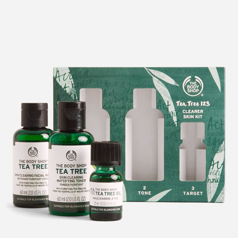 The Body Shop Tea Tree 123 Clearer Skin Kit