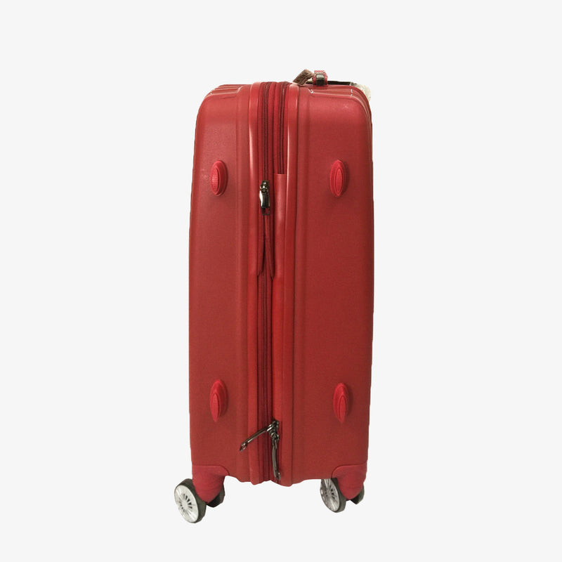 Travel Basic Flint 24-Inch Hard Case Luggage in Maroon