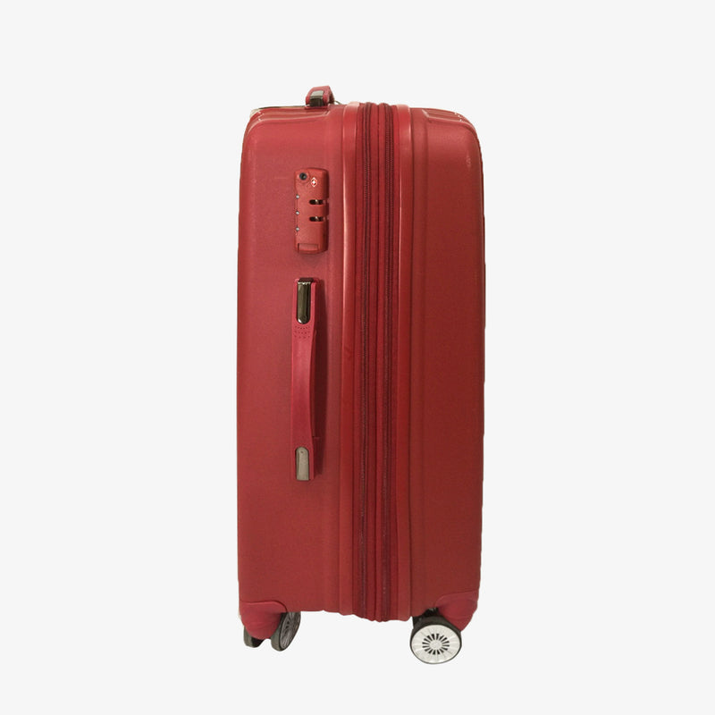 Travel Basic Flint 24-Inch Hard Case Luggage in Maroon