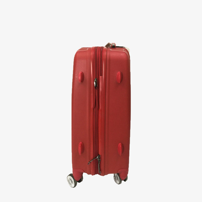 Travel Basic Flint 20-Inch Hard Case Luggage in Maroon