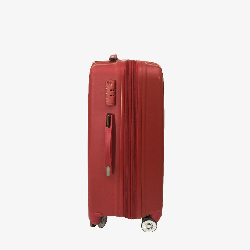 Travel Basic Flint 20-Inch Hard Case Luggage in Maroon