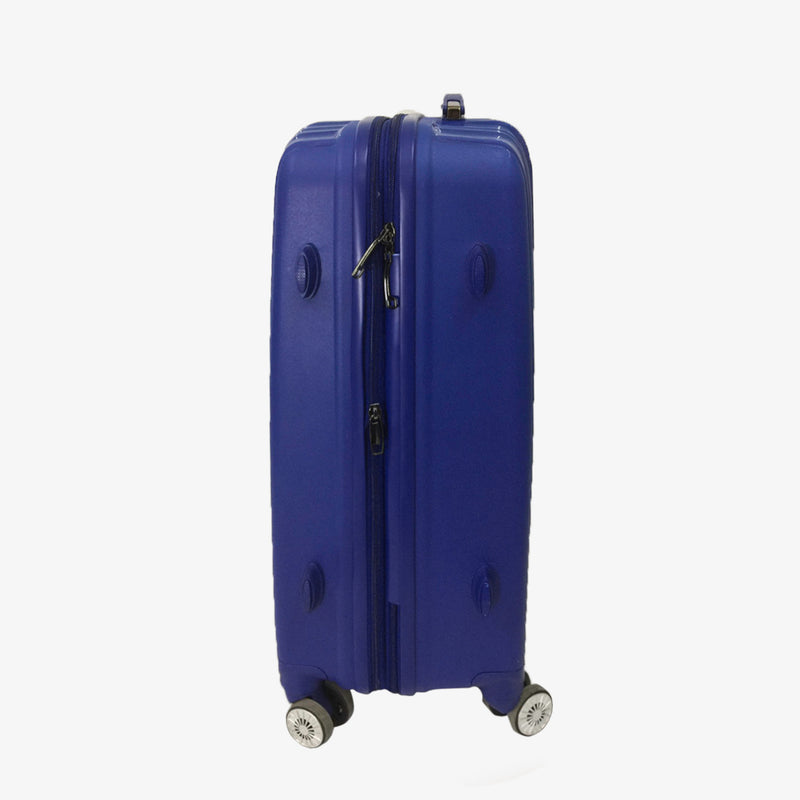 Travel Basic Flint 24-Inch Hard Case Luggage in Navy Blue