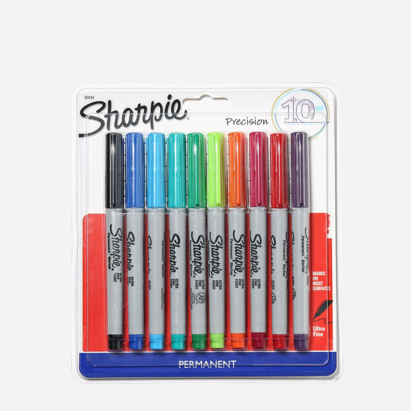 Sharpie Ultra Fine Permanent Markers of 10