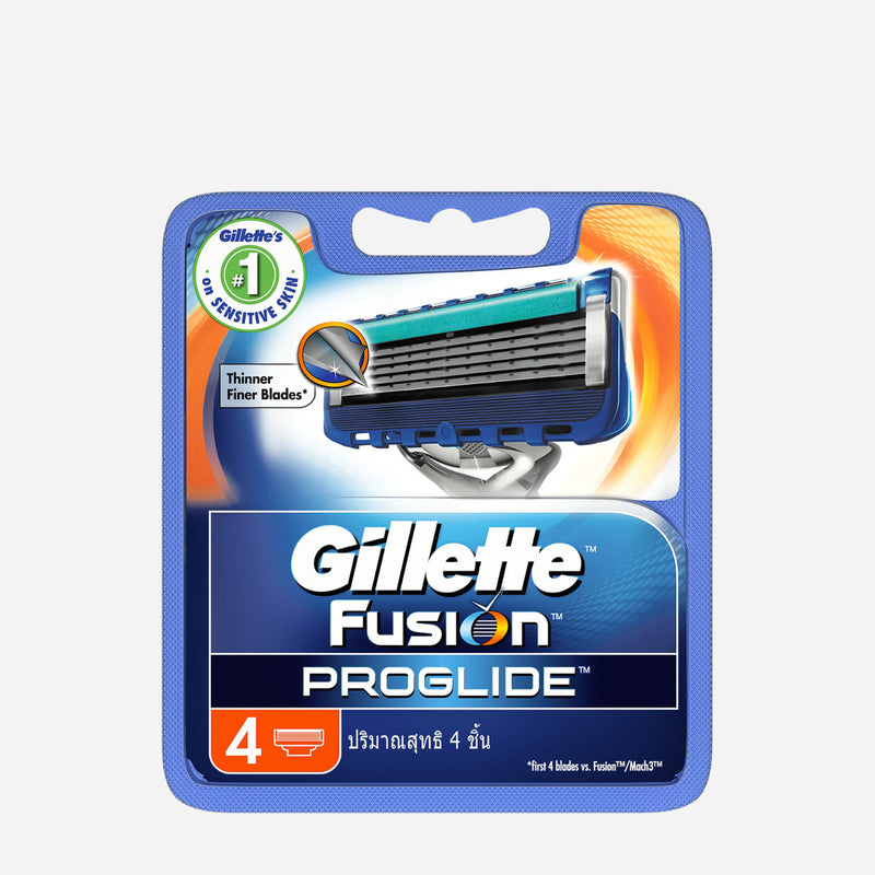 Gillette Fusion ProGlide Manual Men_s Razor Blade Refills 4 Count