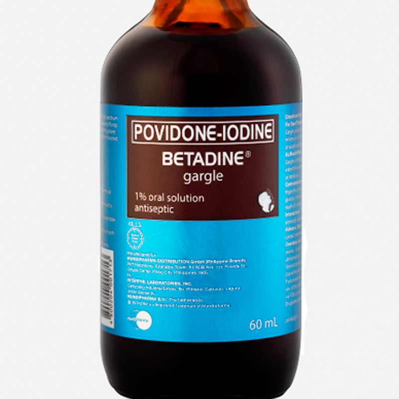 Betadine Povidone-Iodine Oral Gargle 60ml