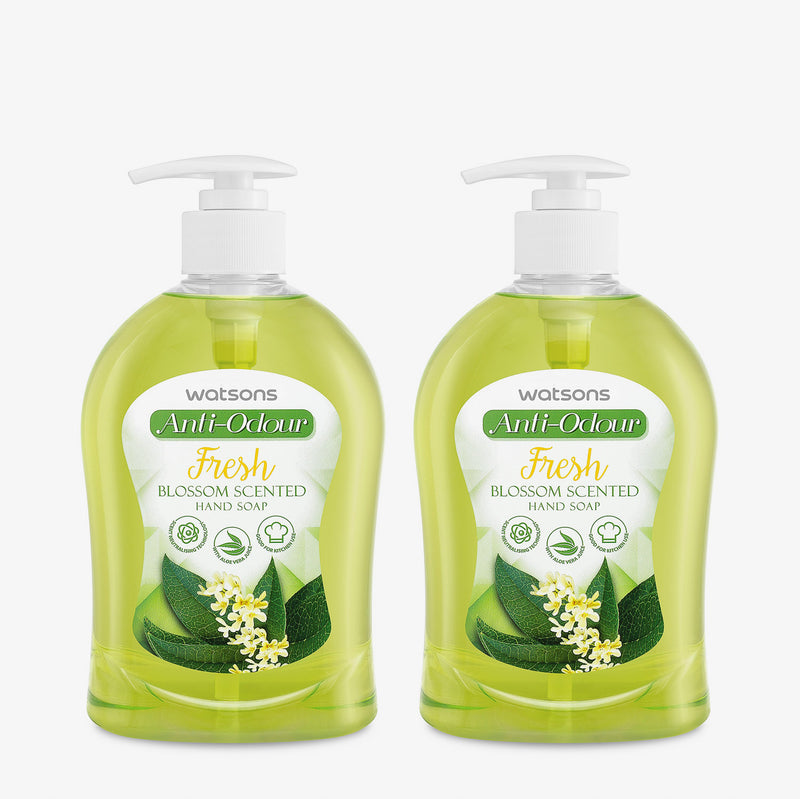 Watsons Buy 1 Take 1 Anti-Odor Fresh Blossom Scented Hand Soap 500ml