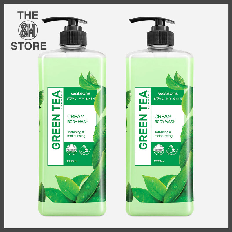 Watsons Buy 1 Take 1 Green Tea Scented Cream Body Wash 1L