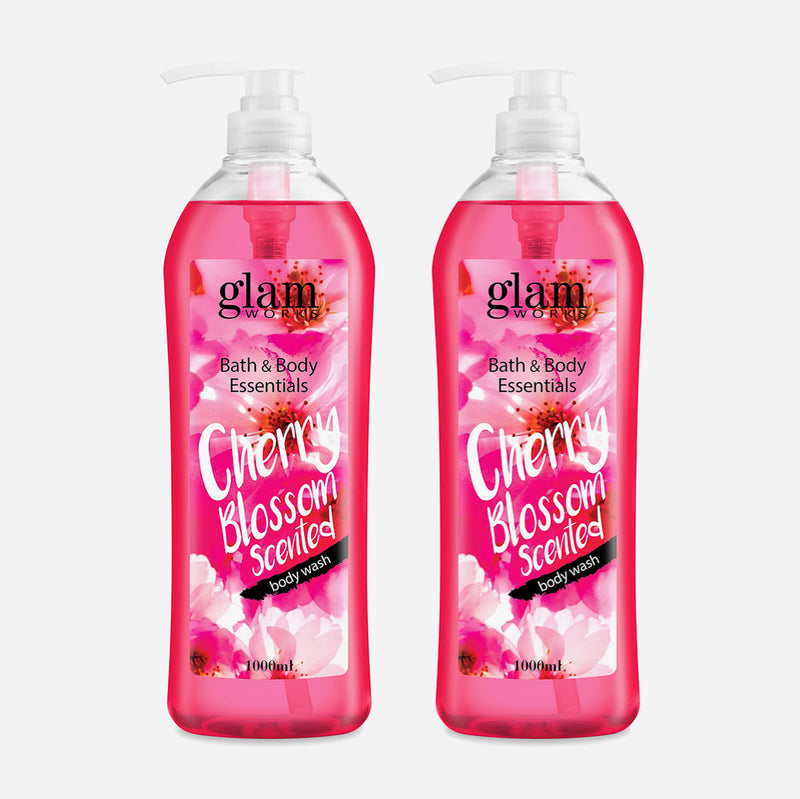 Glamworks Buy 1 Take 1 Bath and Body Essentials Cherry Blossom Scented Body Wash 1L