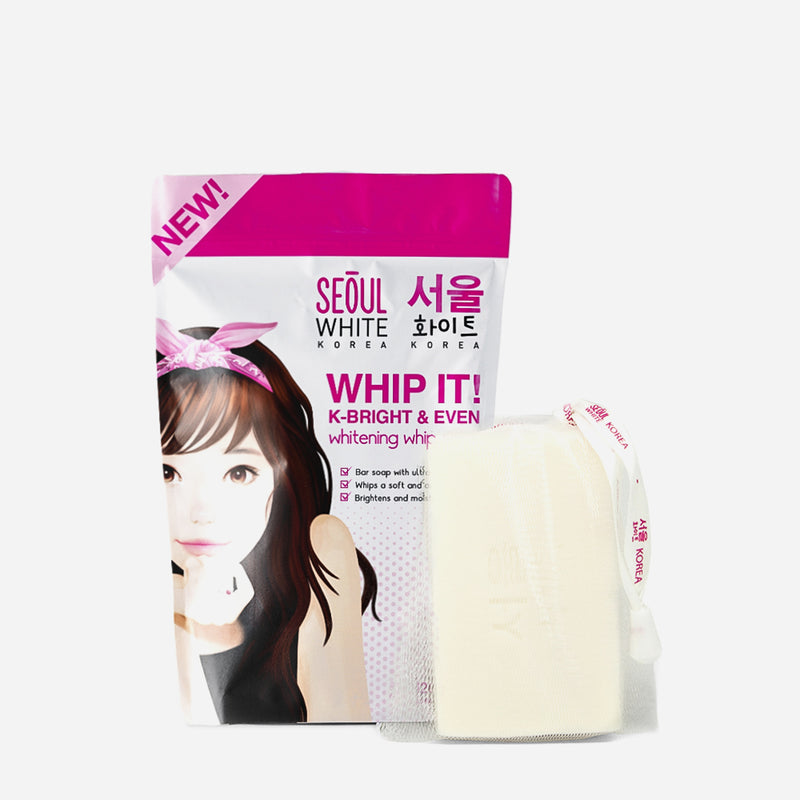 Seoul White Korea Whip It! K-Bright & Even Whitening Whip Soap 120g