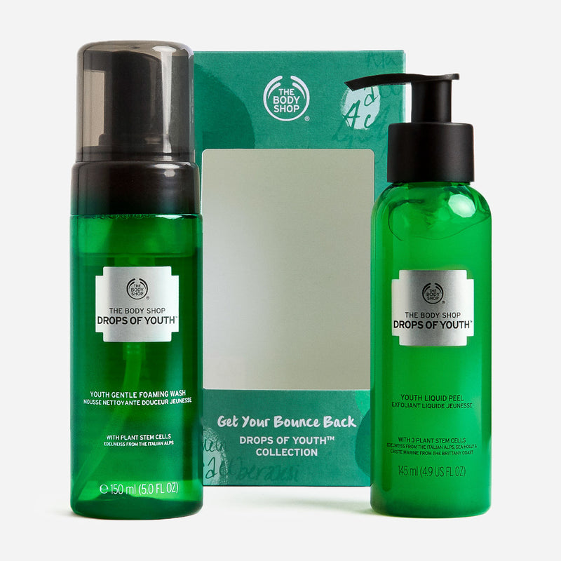 The Body Shop Get Your Bounce Back Drops of Youth Collection