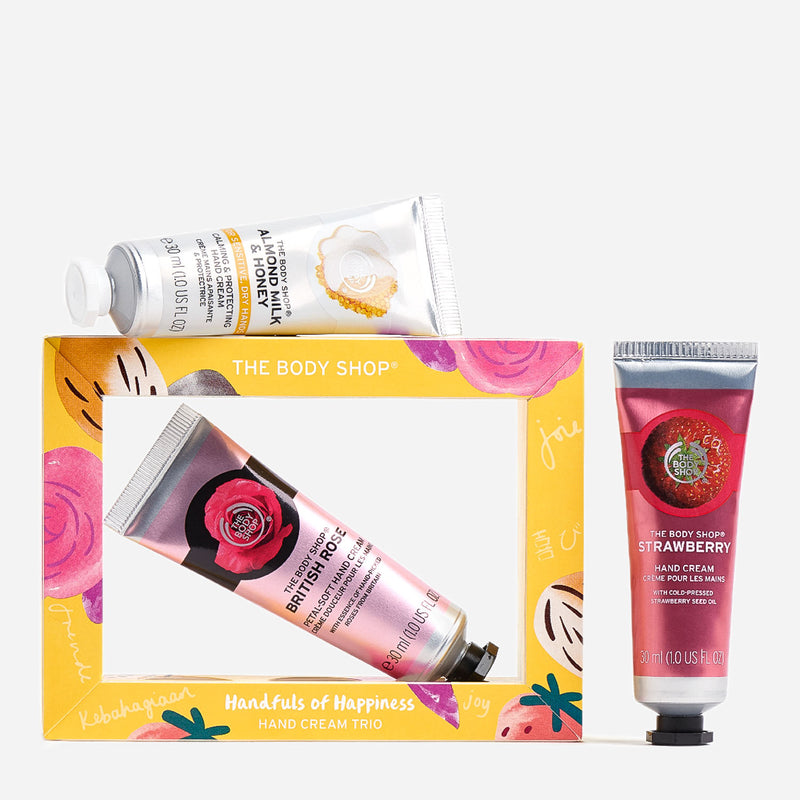 The Body Shop Handfuls of Happiness Hand Cream Trio