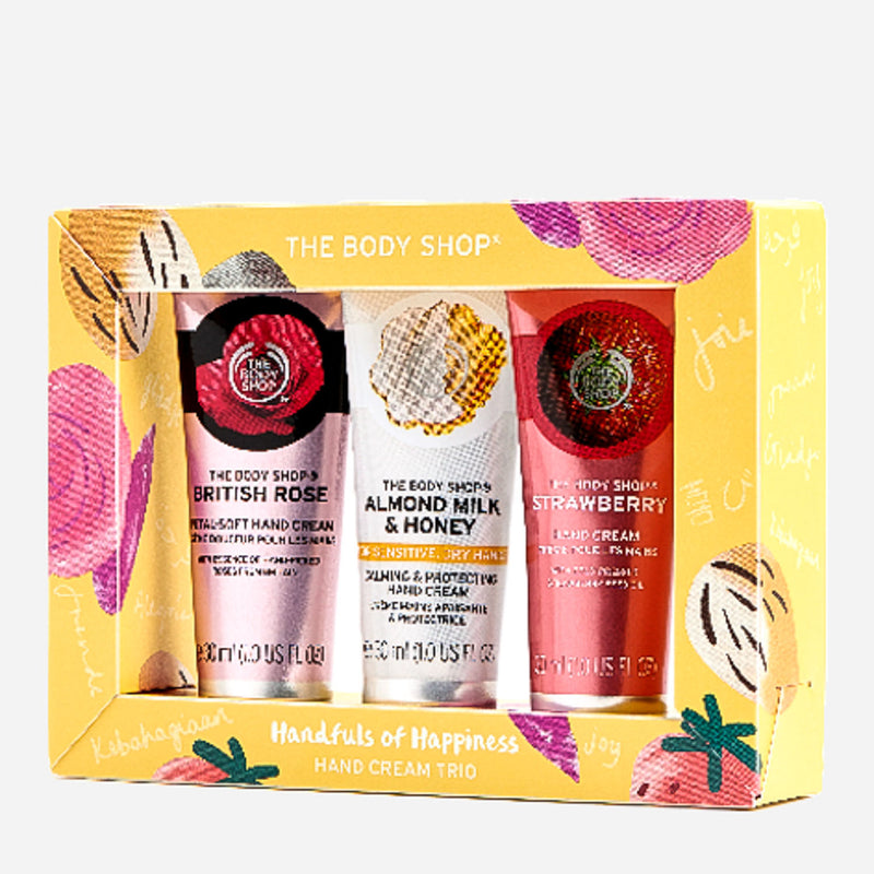 The Body Shop Handfuls of Happiness Hand Cream Trio