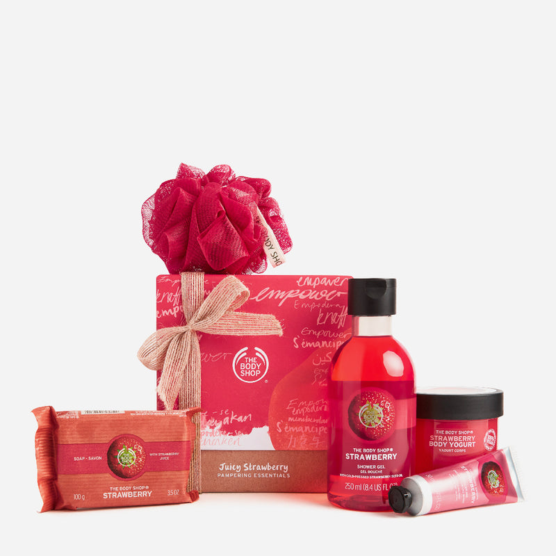 The Body Shop Juicy Strawberry Pampering Essentials