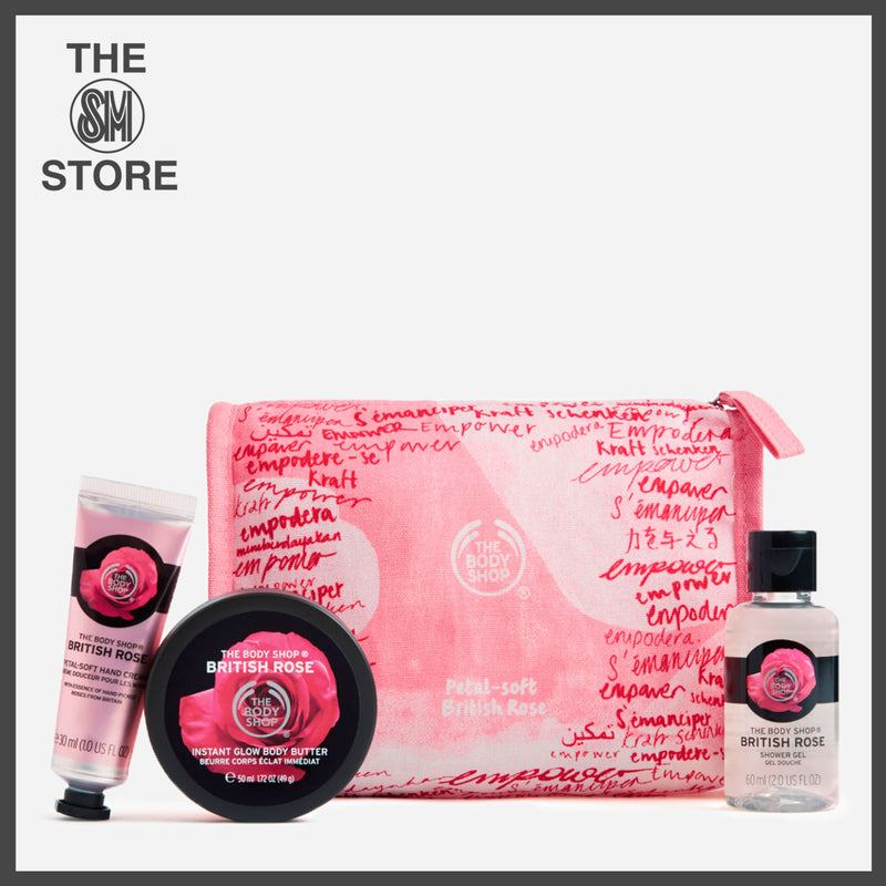 The Body Shop Petal-Soft British Rose Delights Bag