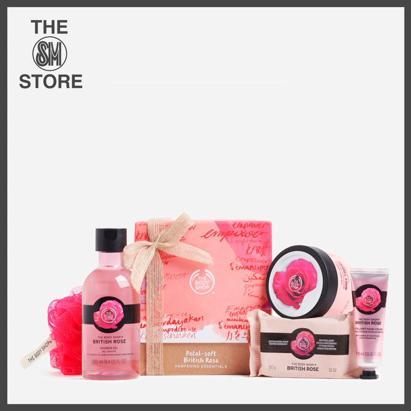 The Body Shop Petal-Soft British Rose Pampering Essentials