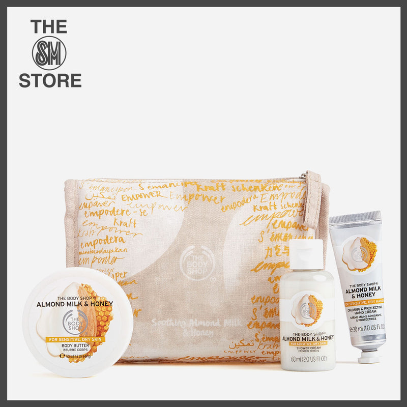 The Body Shop Soothing Almond Milk & Honey Delights Bag