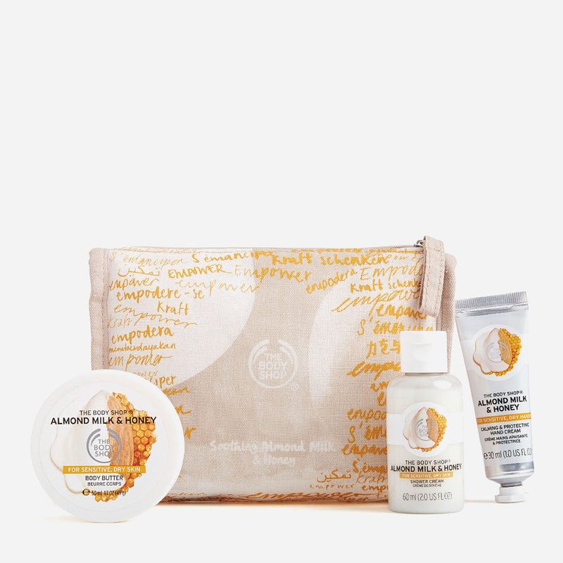 The Body Shop Soothing Almond Milk & Honey Delights Bag