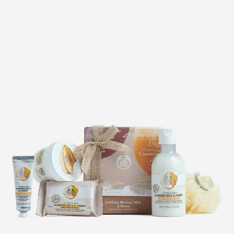 The Body Shop Soothing Almond Milk & Honey Pampering Essentials