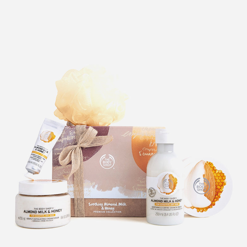 The Body Shop Soothing Almond Milk & Honey Premium Collection