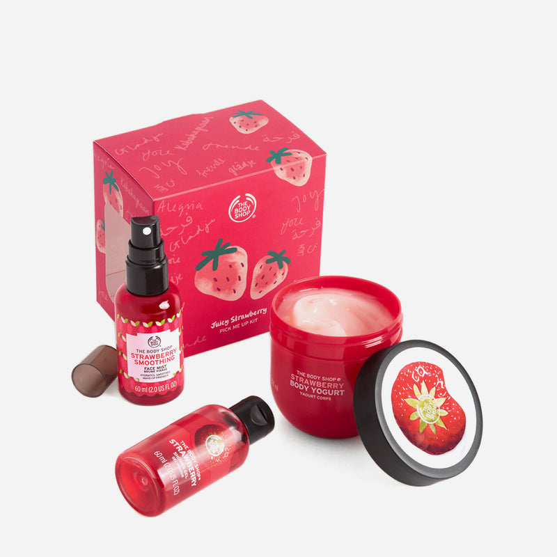 The Body Shop Juicy Strawberry Pick Me Up Kit