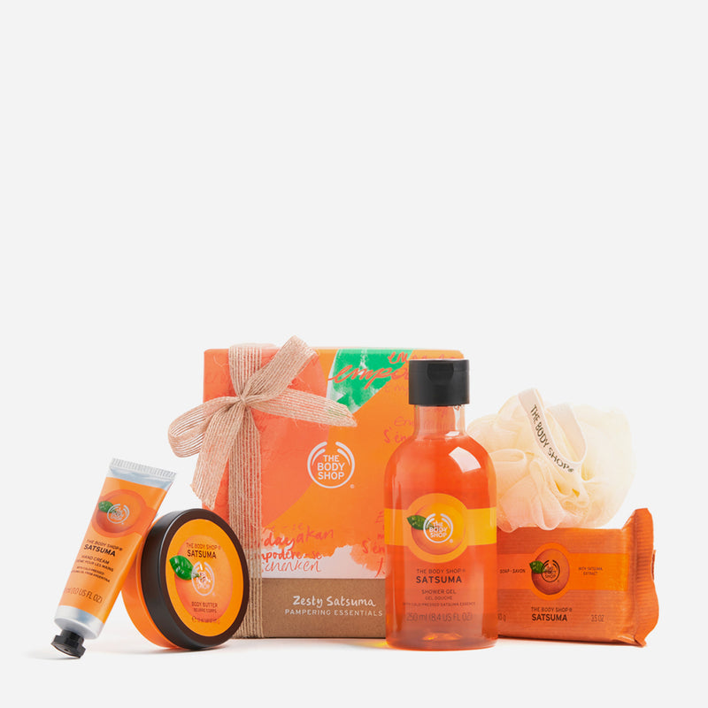 The Body Shop Zesty Satsuma Pampering Essentials